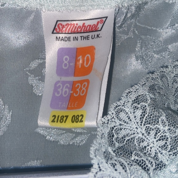 Elegant St Michael vintage jacquard print lace detail long sleeve knee length - Picture 6 of 8